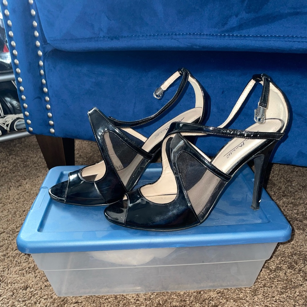 Anne Michelle open toe heels